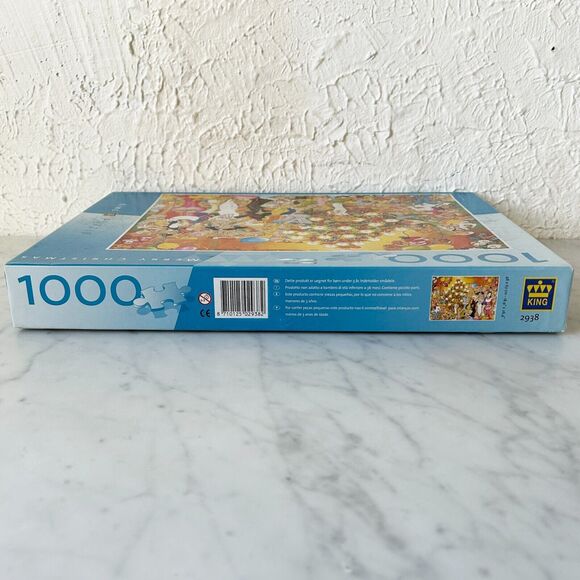 Merry Christmas Cartoon by Gerald Como 1000 Piece King Puzzle - Complete - Picture 6 of 8